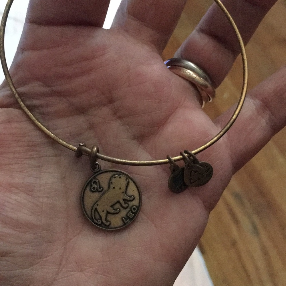 Alex and ani Leo brass bracelet
